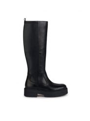 Geox Oficerki D Spherica Ec7 D36VDF 043BC C9999 Czarny. Czarne kozaki damskie Geox, ze skóry, bez obcasa, na płaskiej podeszwie, bez zapięcia. Za 849.99 zł.