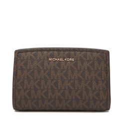 Portfel MICHAEL Michael Kors. Brązowe portfele damskie MICHAEL Michael Kors, bez wzorów. Za 479.99 zł.