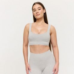 Biustonosz GymBeam Lift. Szare biustonosze sportowe damskie GYMBEAM, bez wzorów. Za 69.99 zł.
