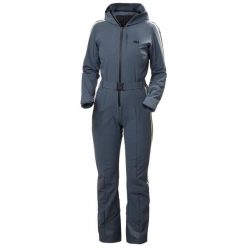 Damski kombinezon narciarski Helly Hansen Avanti. Szare kombinezony damskie Helly Hansen, bez wzorów, sportowe, bez kołnierzyka, bez ramiączek. Za 2,175.80 zł.