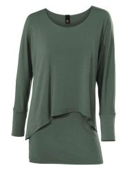 Heine Koszulka w kolorze zielonym rozmiar: 36. Zielone koszulki damskie Heine, bez wzorów, bez kołnierzyka, bez ramiączek. Za 105.63 zł.