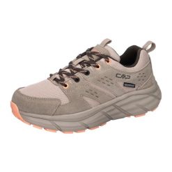 Damskie buty trekkingowe CMP Kamsel WP Low. Brązowe obuwie trekkingowe damskie CMP, z gumy, bez zapięcia. Za 499.99 zł.