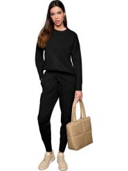 Heine Sweter w kolorze czarnym rozmiar: 36. Czarne swetry klasyczne damskie Heine, bez kołnierzyka. Za 37.95 zł.