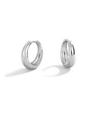 Miu Silver Srebrne kolczyki-wkrętki rozmiar: onesize. Szare kolczyki damskie Miu Silver, srebrne. Za 105.14 zł.