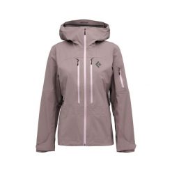 Kurtka narciarska damska izolowana Black Diamond Recon LT. Fioletowe kurtki damskie Black Diamond, na zimę, bez wzorów, bez kaptura. Za 1,618.00 zł.