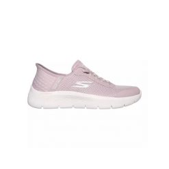 Tenisówki Skechers Model Slip-ins Go Walk Flex Kolor Rose. Fioletowe obuwie sportowe damskie Skechers, bez zapięcia, tenisowe. Za 329.99 zł.