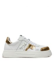 Patrizia Pepe Sneakersy 2Z0008/L112-Y459 Biały. Białe obuwie sportowe damskie Patrizia Pepe, ze skóry, bez zapięcia. Za 769.99 zł.
