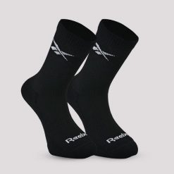 Skarpetki fitness Reebok wysokie 3 pary. Skarpetki damskie Reebok, bez wzorów, z bawełny. Za 54.99 zł.