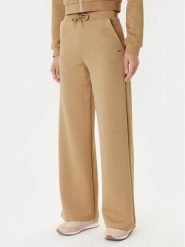 Guess Spodnie dresowe V5YB19 KBSL2 Beżowy Regular Fit. Brązowe spodnie dresowe damskie Guess, l, z aplikacjami, z dresówki. Za 239.99 zł.