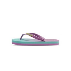Klapki damskie Hummel Gradient. Fioletowe klapki damskie Hummel, bez wzorów, bez obcasa, bez zapięcia. Za 111.50 zł.