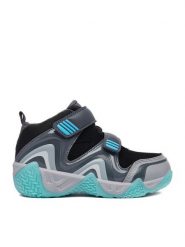 SHAQ Sneakersy EO-SHAQNOVA AQ95073T-BS Czarny. Czarne buty sportowe chłopięce Shaq, ze skóry, bez zapięcia. Za 199.99 zł.