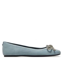 Baleriny Steve Madden. Niebieskie balerinki damskie Steve Madden, bez wzorów. Za 269.99 zł.