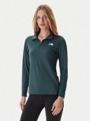 The North Face Koszulka techniczna Flex NF0A8BRQ Zielony Slim Fit. Zielone koszulki damskie The North Face, l, bez wzorów, z syntetyku, bez kołnierzyka, bez ramiączek. Za 169.99 zł.