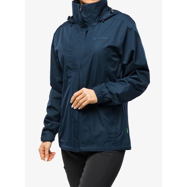 Kurtka przeciwdeszczowa damska Vaude Escape Light Jacket. Niebieskie kurtki damskie Vaude, bez wzorów, bez kaptura. Za 361.99 zł.
