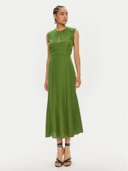 Patrizia Pepe Sukienka codzienna 8A1378/AL65-G163 Zielony Regular Fit. Zielone sukienki damskie Patrizia Pepe, bez wzorów, z wiskozy, bez ramiączek. Za 649.99 zł.