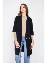 William de Faye Płaszcz przejściowy w kolorze czarnym rozmiar: 42. Czarne płaszcze damskie William de Faye, bez wzorów, bez kaptura. Za 195.99 zł.