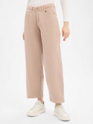 Opus Dżinsy barrel - Lolah edgy Kobiety Bawełna beżowy jednolity, 36-28. Brązowe jeansy damskie Opus. Za 449.95 zł.