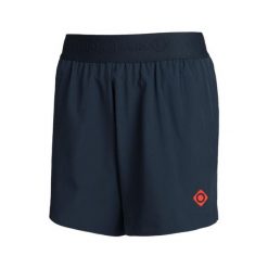 ELLIS Spodenki damskie – lekkie oddychające i szybkoschnące. Czerwone spodenki sportowe damskie Izas, s, bez wzorów, z materiału, na fitness i siłownię. Za 182.57 zł.