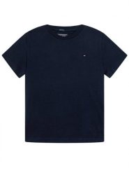 Tommy Hilfiger T-Shirt KB0KB04140 D Granatowy Regular Fit. Niebieskie t-shirty i koszulki chłopięce Tommy Hilfiger, bez wzorów, z bawełny, bez kołnierzyka, bez ramiączek. Za 69.99 zł.