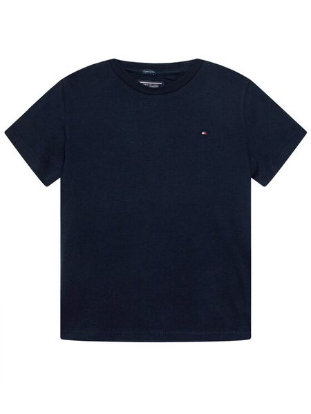 Tommy Hilfiger T-Shirt KB0KB04140 D Granatowy Regular Fit. Niebieskie t-shirty i koszulki chłopięce Tommy Hilfiger, bez wzorów, z bawełny, bez kołnierzyka, bez ramiączek. Za 88.99 zł.