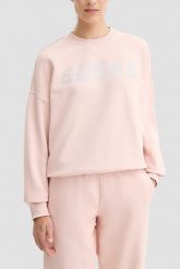 GUESS Różowa damska bluza Primula. Czerwone bluzy damskie Guess, s, z aplikacjami, bez kaptura. W wyprzedaży za 268.99 zł.