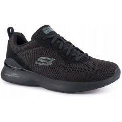 Damskie buty sportowe do biegania Skechers Skrech-Air Dynamight. Czarne obuwie sportowe damskie Skechers, bez zapięcia, do biegania. Za 249.00 zł.