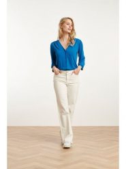 Smashed Lemon Dżinsy - Straight fit - w kolorze białym rozmiar: XL. Białe jeansy damskie Smashed Lemon. Za 150.37 zł.