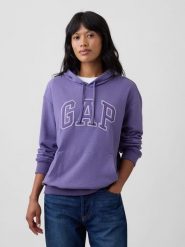 GAP Bluza w kolorze fioletowym rozmiar: L. Różowe bluzy damskie GAP, l, bez wzorów, z kapturem. Za 144.95 zł.