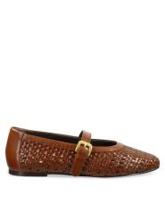 Gant Baleriny 30511858 Brązowy. Brązowe balerinki damskie Gant, bez wzorów, ze skóry. Za 459.99 zł.