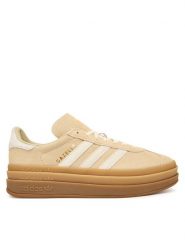Adidas Sneakersy Gazelle Bold IH4201 Beżowy. Brązowe obuwie sportowe damskie Adidas, ze skóry, bez zapięcia. Za 528.99 zł.