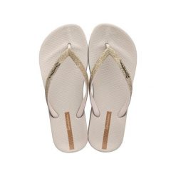 Japonki plażowe damskie Ipanema Anat Lolita Fem. Brązowe klapki damskie Ipanema, bez wzorów, bez obcasa, bez zapięcia. Za 79.99 zł.