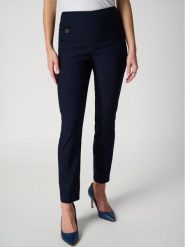 Joseph Ribkoff Spodnie materiałowe 201483NOS Granatowy Slim Fit. Niebieskie spodnie materiałowe damskie Joseph Ribkoff, bez wzorów, z materiału. Za 539.99 zł.