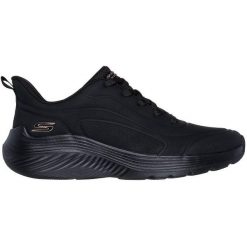 Adidasy Skechers Bobs Squad Waves-jus, Kobiety. Czarne obuwie sportowe damskie Skechers, bez zapięcia, na fitness i siłownię. Za 390.00 zł.
