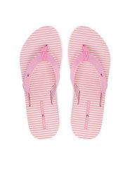 Tommy Hilfiger Japonki Th Ithaca Stripe Summer Sandal FW0FW09192 Różowy. Czerwone klapki damskie Tommy Hilfiger, bez wzorów, z materiału, bez obcasa, bez zapięcia. Za 169.99 zł.