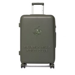 Walizka średnia Beverly Hills Polo Club. Brązowe walizki Beverly Hills Polo Club, bez wzorów, średnie. Za 359.99 zł.