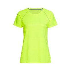Koszulka Damska Active 140 Team Raglan. Żółte bluzki damskie Stedman, l, bez wzorów, bez kołnierzyka, bez ramiączek. Za 52.99 zł.