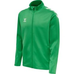 Bluza sportowa dla dorosłych Hummel Core XK Poly Zip Sweat. Zielone bluzy damskie Hummel, xl, bez wzorów, bez kaptura. W wyprzedaży za 197.00 zł.