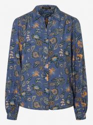 More & More Bluzka w kolorze niebieskim rozmiar: 34. Niebieskie bluzki damskie More & More, s, bez wzorów, z wiskozy, klasyczne, bez kołnierzyka, bez ramiączek. Za 78.28 zł.