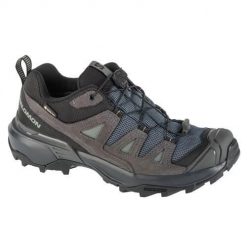Buty trekkingowe damskie Salomon X Ultra 360 Ltr Gtx. Szare obuwie trekkingowe damskie Salomon, z materiału, bez zapięcia. Za 619.00 zł.