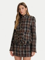 ViCOLO Marynarka TF0204 Brązowy Regular Fit. Brązowe marynarki i żakiety damskie ViCOLO, m, bez wzorów, z syntetyku. Za 1,049.00 zł.