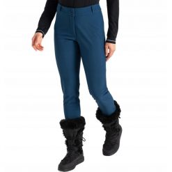 Spodnie narciarskie dla kobiet Dare2B DWL594. Niebieskie spodnie sportowe damskie Dare 2b, na zimę, bez wzorów, z tkaniny, narciarskie. Za 169.99 zł.