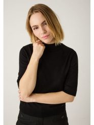 More & More Golf w kolorze czarnym rozmiar: 36. Czarne golfy damskie More & More, bez wzorów, z bawełny, bez ramiączek. Za 82.99 zł.