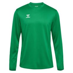 Bluza Hummel Essential. Zielone bluzy damskie Hummel, bez wzorów, z materiału, bez kaptura. Za 164.50 zł.