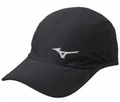 Czapka tenisowa Mizuno Dry Lite Cap czarny. Czarne czapki z daszkiem damskie Mizuno, bez wzorów. Za 109.99 zł.