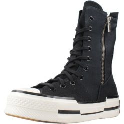 Tenisówki Converse Model Chuck 70 Plus Xhi Kolor Czarny. Czarne trampki damskie Converse, bez wzorów, z tkaniny, bez zapięcia. W wyprzedaży za 518.15 zł.