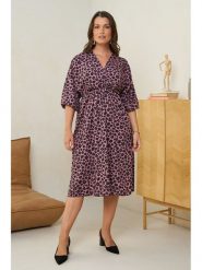 Curvy Lady Sukienka w kolorze różowym rozmiar: 44/46. Różowe sukienki damskie Curvy Lady, bez wzorów, z wiskozy, klasyczne, bez ramiączek. Za 130.99 zł.