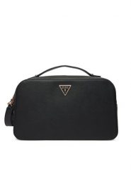 Guess Kosmetyczka PW7557 P6136 Czarny. Czarne kosmetyczki damskie Guess, ze skóry, bez dodatków. Za 269.99 zł.