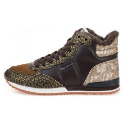 Pepe Jeans Tenisówki Damskie Gable Tumble Bootie 36 Brązowy. Obuwie sportowe damskie marki Pepe Jeans. W wyprzedaży za 272.00 zł.