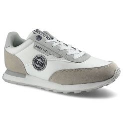 Białe Sneakersy Big Star Damskie Skórzane Półbuty. Szare obuwie sportowe damskie Big Star, na wiosnę, z materiału, bez zapięcia. Za 169.00 zł.