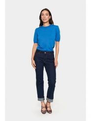 SAINT TROPEZ Sweter w kolorze niebieskim rozmiar: XXL. Niebieskie swetry klasyczne damskie Saint Tropez, xxl, bez kołnierzyka. Za 69.99 zł.